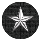 DAROUND 430 BK Black Silver Star